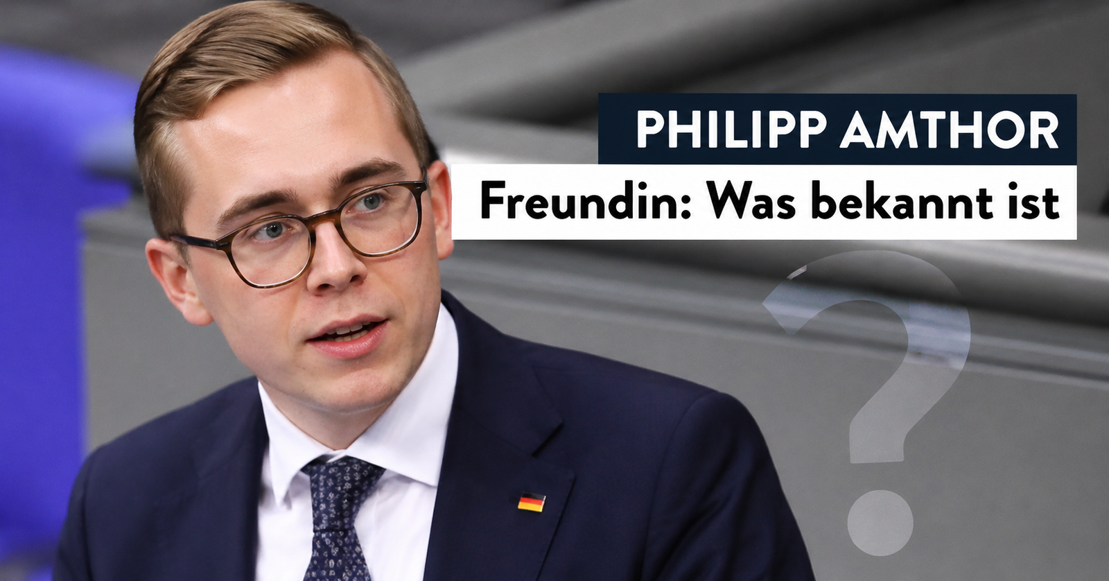 Klara-Magdalena Martinek Philipp Amthor Freundin: Was über sein Privatleben wirklich bekannt ist